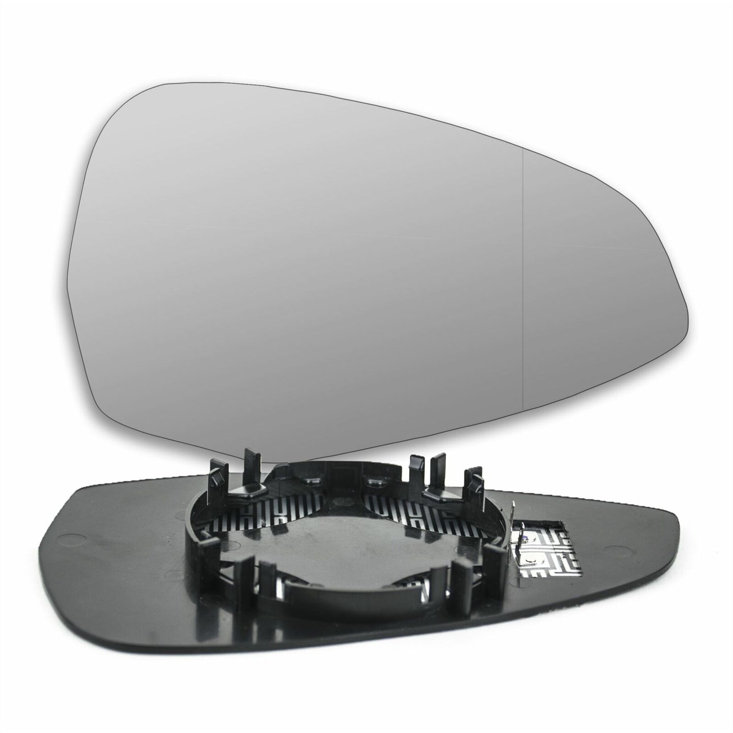 Right driver side wing mirror glass for Audi A4 2015-2022 wide angle heated