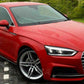 Left passenger side wing mirror glass for Audi A5 2016-On wide angle heated