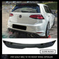FOR VW GOLF MK6 MK7 VI VII GLOSS BLACK ROOF SPOILER WING LIP O STYLE OEM FIT
