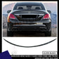 MERCEDES BENZ W205 C CLASS ABS REAR TRUNK SPOILER BOOT SPOILER LIP AMG C63 LOOK