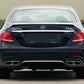 BOOT SPOILER FOR MERCEDES E CLASS 4DR SALOON W213 E63 ED1 MATT BLACK 2016-2020