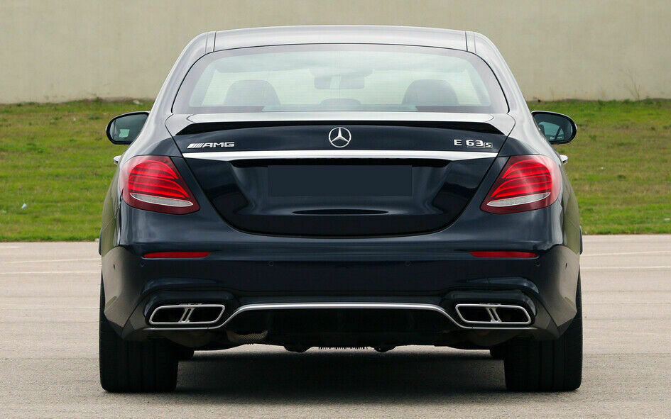BOOT SPOILER FOR MERCEDES E CLASS 4DR SALOON W213 E63 ED1 MATT BLACK 2016-2020