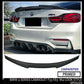 BMW 4 SERIES CABRIOLET F33 F83 M4 LOOK STYLE REAR BOOT SPOILER LIP PRIMED