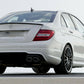 MERCEDES C CLASS W204 SALOON AMG STYLE REAR TRUNK BOOT SPOILER 08-14 GLOSS BLACK