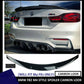 BMW 4 SERIES F82 M4 COUPE REAR BOOT SPOILER V STYLE LIP CARBON LOOK 100% FIT