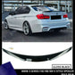 BMW 3 SERIES F30 F80 M4 V STYLE REAR TRUNK LID BOOT SPOILER M PERFORMANCE BLACK