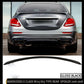MERCEDES E CLASS W213 SALOON AMG STYLE BOOT SPOILER GLOSS BLACK 2016-2020