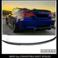 BMW 3 SERIES E93 2D PERFORMANCE REAR TRUNK LIP BOOT SPOILER GLOSS BLACK 2007 UP
