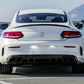 MERCEDES C CLASS COUPE C205 A205 AMG STYLE REAR BOOT SPOILER CARBON LOOK C43