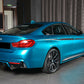 BMW 4 SERIES F36 4D GRAN COUPE REAR TRUNK BOOT SPOILER LIP CARBON LOOK OEM FIT