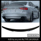 AUDI A4 B8 S4 RS4 SALOON 2013-2016 M4 STYLE REAR BOOT SPOILER LIP GLOSS BLACK