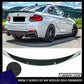 FOR BMW 2 SERIES F22 F87 M4 STYLE CARBON FIBER LOOK REAR BOOT TRUNK LIP SPOILER