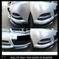 MERCEDES C CLASS S204 W204 C204 AMG STYLE CARBON FIBRE FRONT LIP SPLITTER 07-11