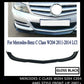MERCEDES C CLASS W204 S204 C204 AMG STYLE FRONT SPLITTER LIP DIFFUSER 2007+