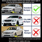 MERCEDES C CLASS W204 S204 C204 AMG STYLE FRONT SPLITTER LIP DIFFUSER 2007+