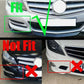 MERCEDES C CLASS W204 S204 C204 AMG STYLE FRONT SPLITTER LIP DIFFUSER 2007+