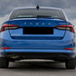 SKODA OCTAVIA NX MK4 VRS RS STYLE BOOT SPOILER LIP WING 2020 ONWARDS GLOSS BLACK