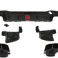 MERCEDES GLE GLS W166 X166 REAR DIFFUSER WITH LIGHT & TAILPIPES BLACK 2015-18