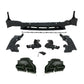 MERCEDES GLC CLASS X253 GLC63 AMG STYLE MATTE BLACK REAR DIFFUSER AND TIPS 16+