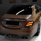 MERCEDES BENZ E CLASS W213 AMG C63 REAR BUMPER DIFFUSER AMG BRABUS STYLE GLOSS