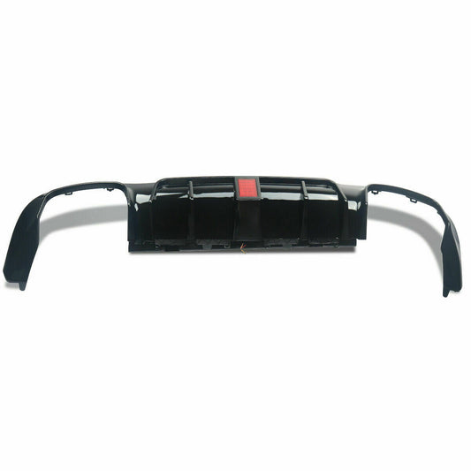 MERCEDES BENZ E CLASS W213 AMG C63 REAR BUMPER DIFFUSER AMG BRABUS STYLE GLOSS