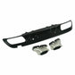 MERCEDES C CLASS W205 SALOON ESTATE AMG C63 STYLE REAR DIFFUSER FACELIFT 2019+