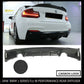 BMW REAR DIFFUSER F22 F23 2 SERIES M SPORT PERFORMANCE M235 EXHAUST CARBON LOOK