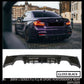 BMW F22 F23 2 SERIES M SPORT PERFORMANCE REAR DIFFUSER GLOSS BLACK
