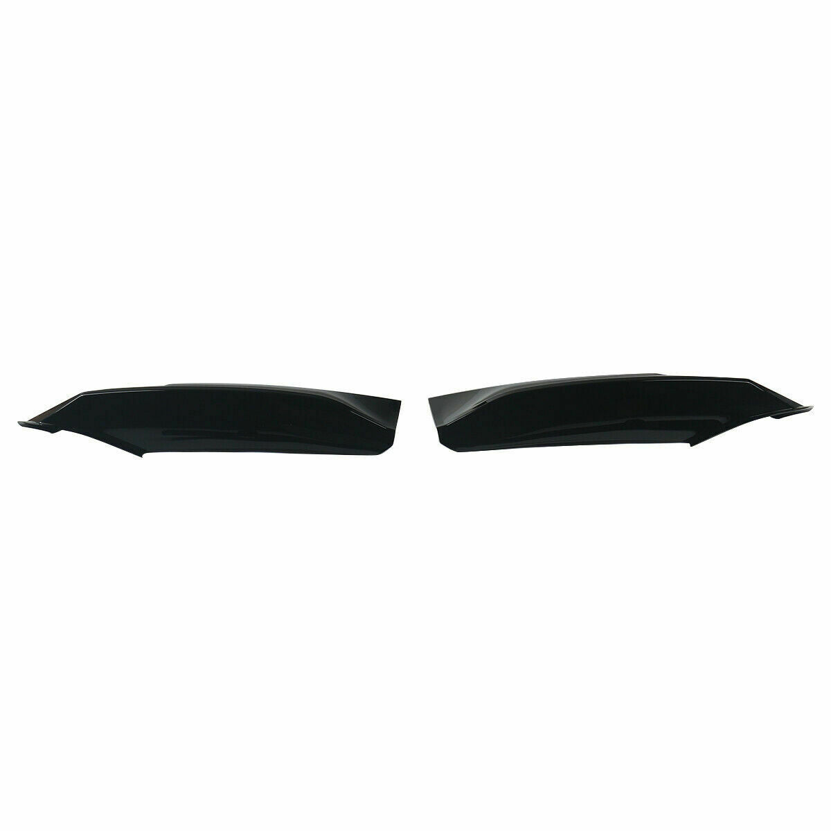 BMW 3 SERIES F30 F31 FRONT SPLITTER LIP SPOILER SIDE GLOSS BLACK 3D STYLE