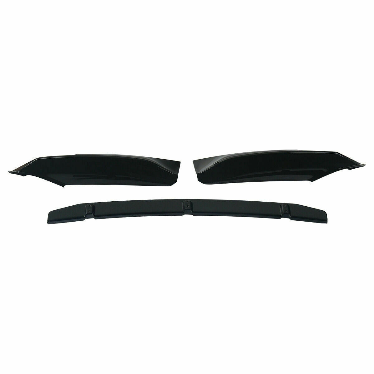 BMW 3 SERIES F30 F31 FRONT SPLITTER LIP SPOILER SIDE GLOSS BLACK 3D STYLE