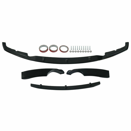 BMW 3 SERIES F30 F31 FRONT SPLITTER LIP SPOILER SIDE GLOSS BLACK 3D STYLE