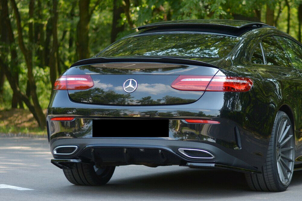 MERCEDES E CLASS C238 COUPE BATMAN STYLE BOOT SPOILER GLOSS BLACK OEM FIT
