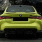 BMW 4 SERIES G22 G82 M4 BOOT SPOILER TRUNK LIP CARBON LOOK 2020 ONWARDS