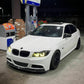BMW 3 SERIES E90 E91 M SPORT FRONT SPLITTER BUMPER LIP GLOSS BLACK LCI 2009-2012
