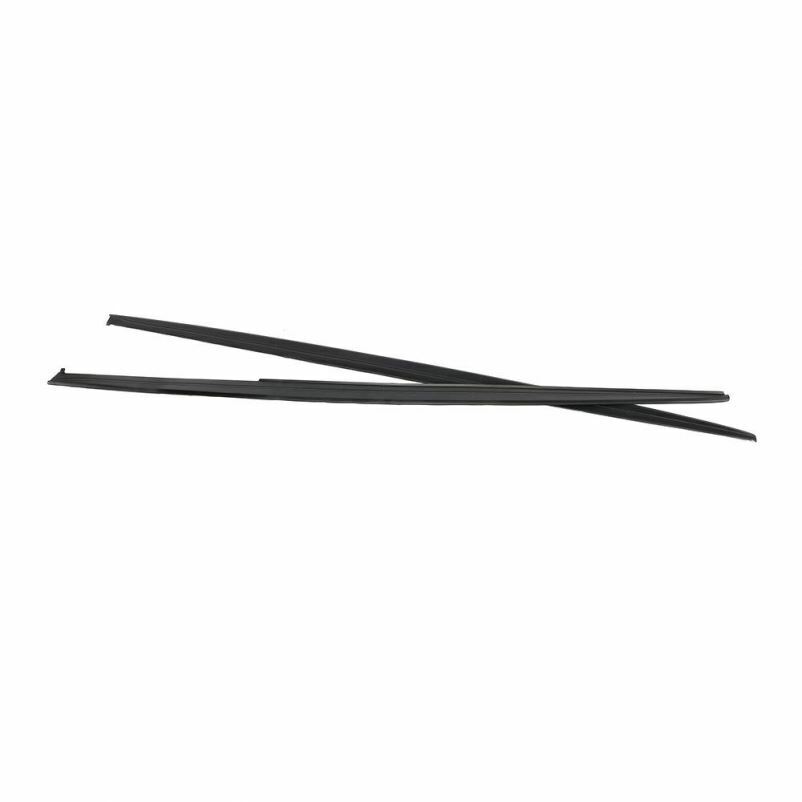 BMW 3 SERIES F30 F31 M PERFORMANCE STYLE SIDE SKIRT EXTENSION BLADES MATTE BLACK