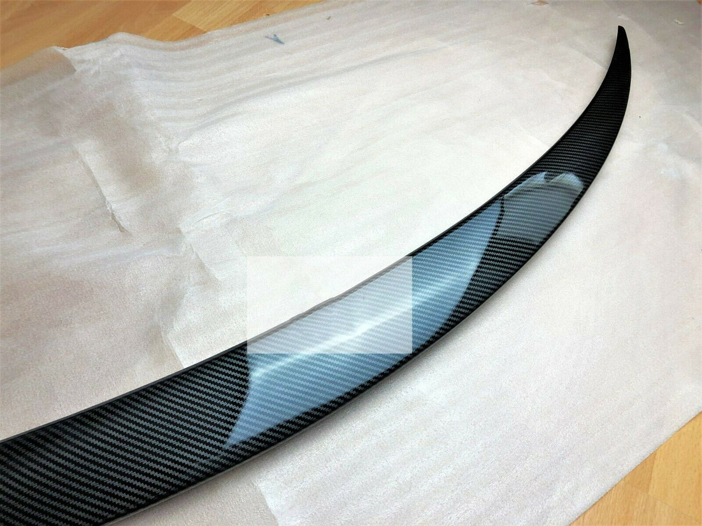 Mercedes C Class C63S AMG Style W205 Carbon Fibre Rear Lip Spoiler 2014-2021