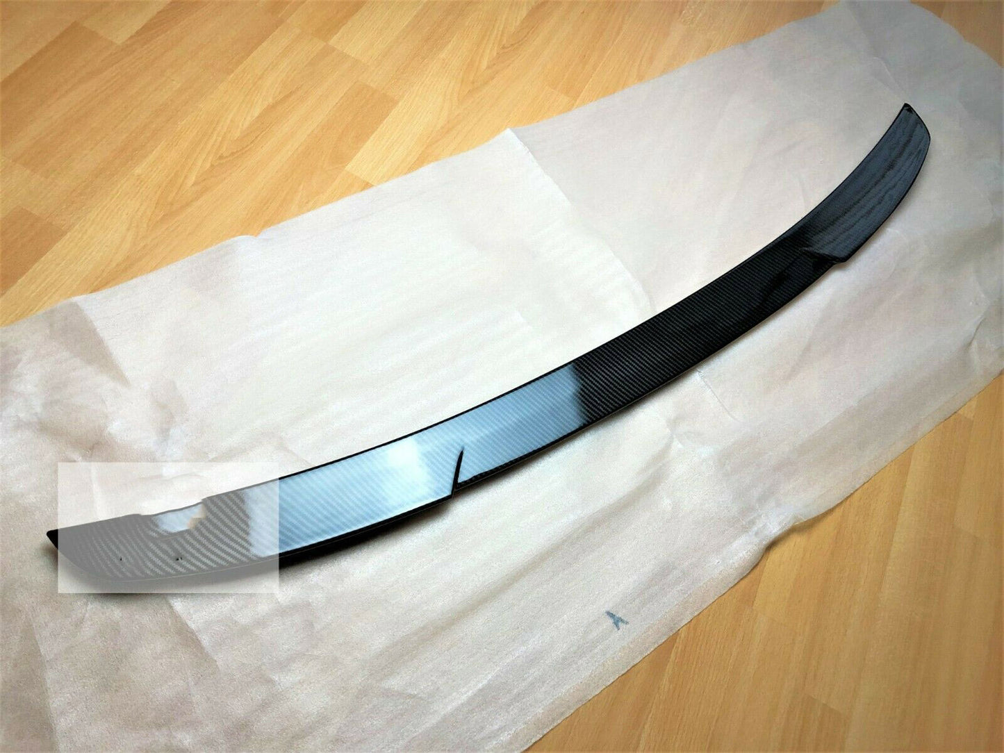Audi RS6 Look A6 S6 RS6 C8 Saloon Carbon Fibre M4 Style Boot Lip Spoiler 2018+