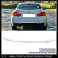 BMW 4 SERIES F36 4D GRAN COUPE REAR TRUNK BOOT SPOILER LIP PRIMED LOOK OEM FIT
