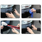 2Pcs Car Red Bumper Lip Protector Corner Guard Anti-Scratch Trim Universal Decor
