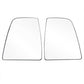 Pair Mirror Glass Upper Left Right Side For Ford Transit Van 150 250 350 2015-19