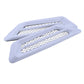 2x Car White Decor Air Flow Intake Scoop Bonnet Side Fender Vent Hood Universal
