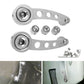 Silver Aluminum Car Window/Door/Winder Crank Handles Alloy Universal Fit Racing