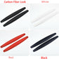 2Pcs Car Red Bumper Lip Protector Corner Guard Anti-Scratch Trim Universal Decor
