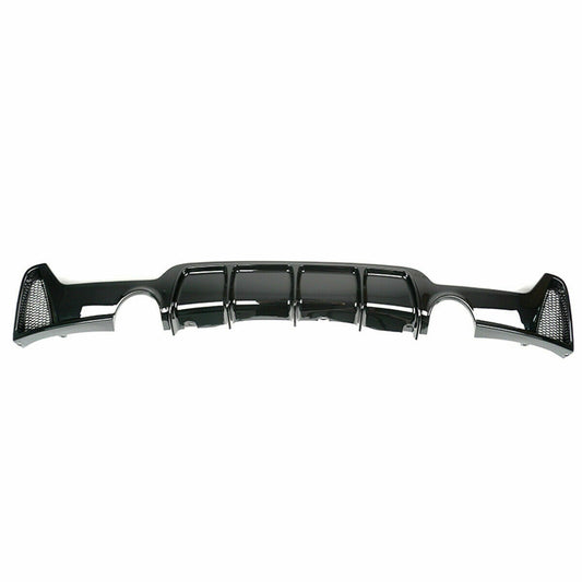 BMW F32 F33 F36 4 SERIES PERFORMANCE M SPORT REAR DIFFUSER GLOSS BLACK