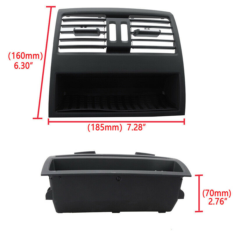 For BMW F10 520i 523i 525i 528i 530 Rear Center Console Air Vent A/C Panel Cover
