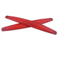 2Pcs Car Red Bumper Lip Protector Corner Guard Anti-Scratch Trim Universal Decor