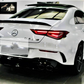 Mercedes CLA CLA45 AMG Style W118 C118 Gloss Black Rear Boot Spoiler 2019-2022