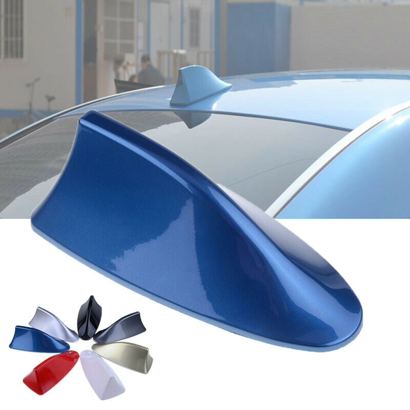 Black Car Shark Fin Dummy Decorative Antenna Aerials Roof Style For  Chevrolet