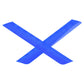 2x Blue Reflective Cycling Safety Warning Car Rear Bumper Decal Tape Sticker