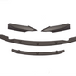 BMW 3 SERIES F30 F31 FRONT SPLITTER DIFFUSER 3D STYLE 4PCs LIP SPOILER MATTE BLK